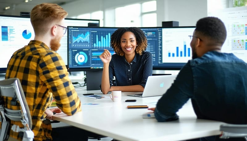 Techfi Engineering Services team collaborating on AI-driven job search solutions